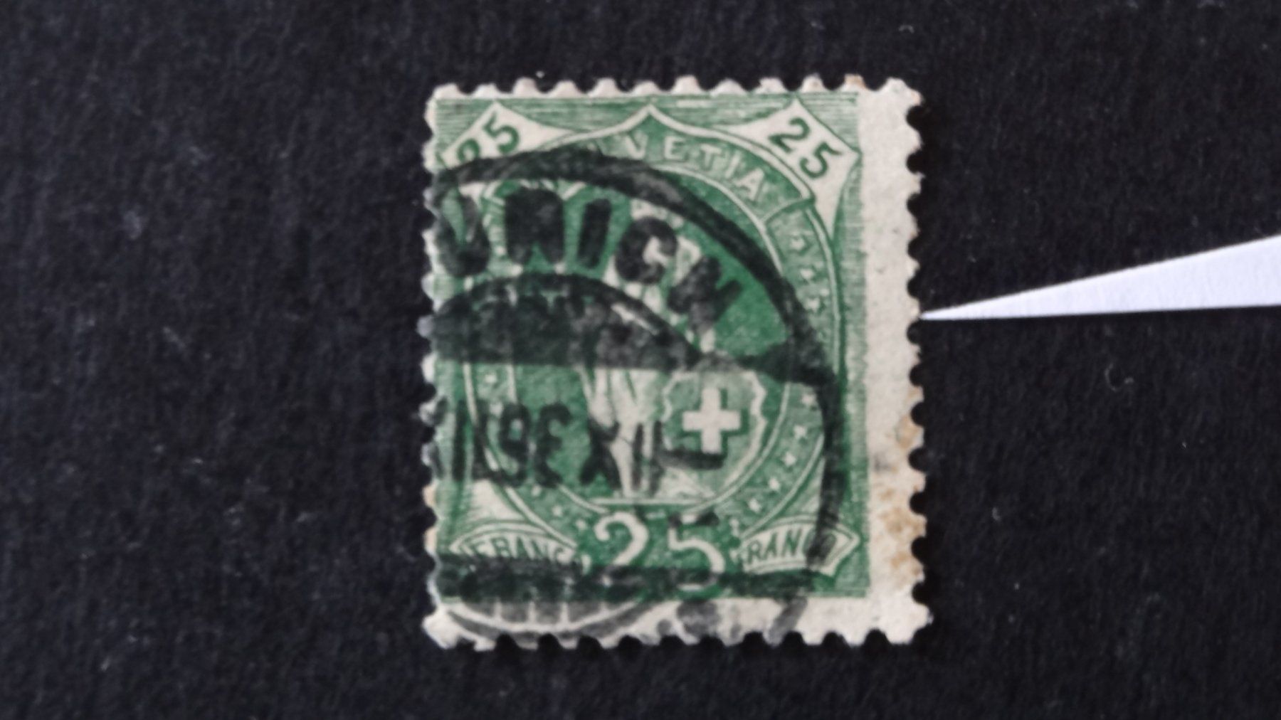 Alle Briefmarken: dezentriert SBK 67D   65 – Gebraucht aus Anwil von C-DAIHA