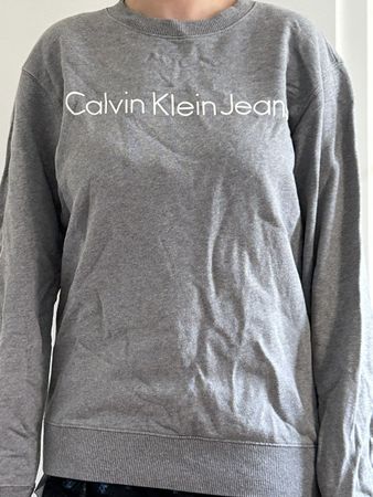 Sweat Calvin Klein Jeans Gris S (y2k)