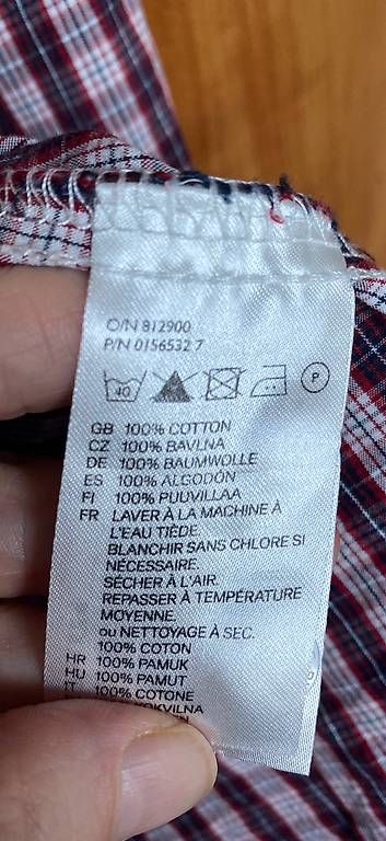 Camicette: Hemd, Baumwolle, Grösse S, kariert – Usato da Dietlikon venduto da VintageStudioZurich 4