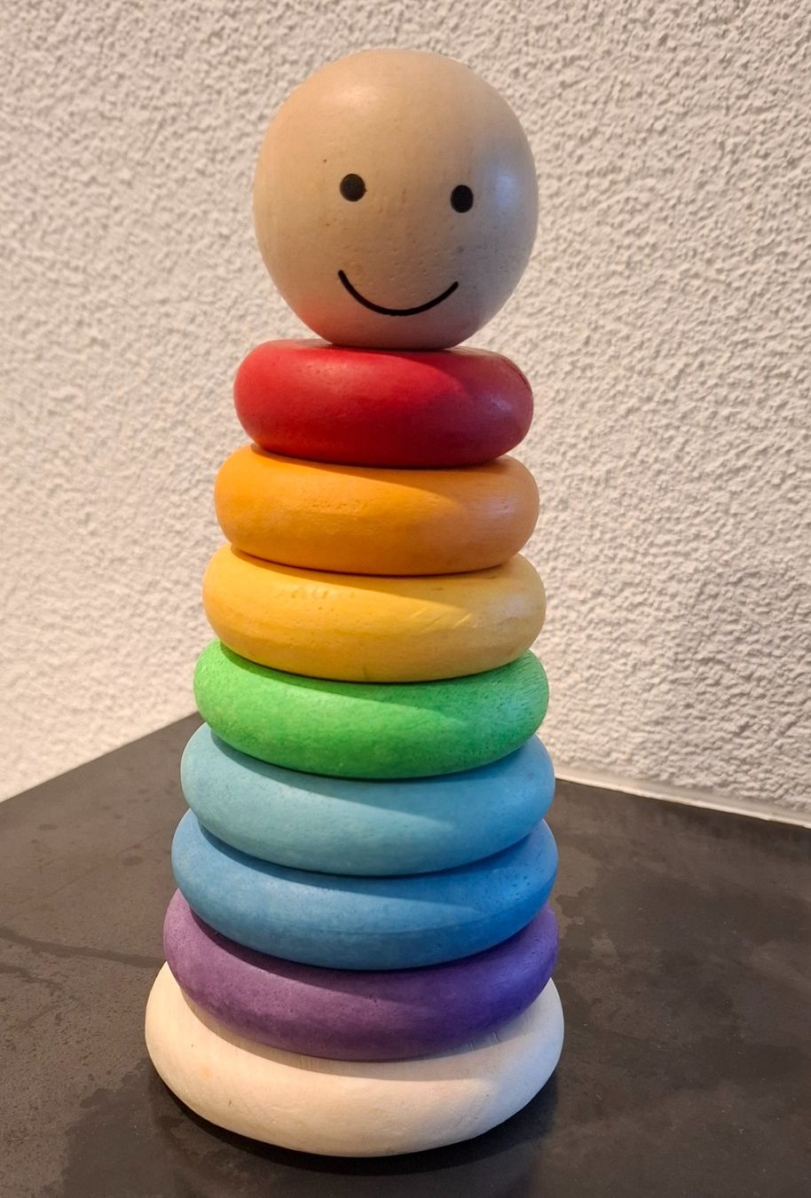 Spielzeuge: Stapelringe aus nachhaltigem Holz – Gebraucht aus Rudolfstetten von Bubu25