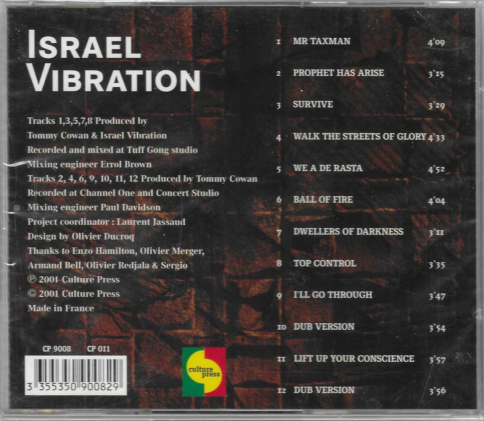 CDs: ISRAEL VIBRATION  -  REGGAE BEST – Neu und originalverpackt aus Bex von Giorgiob 1
