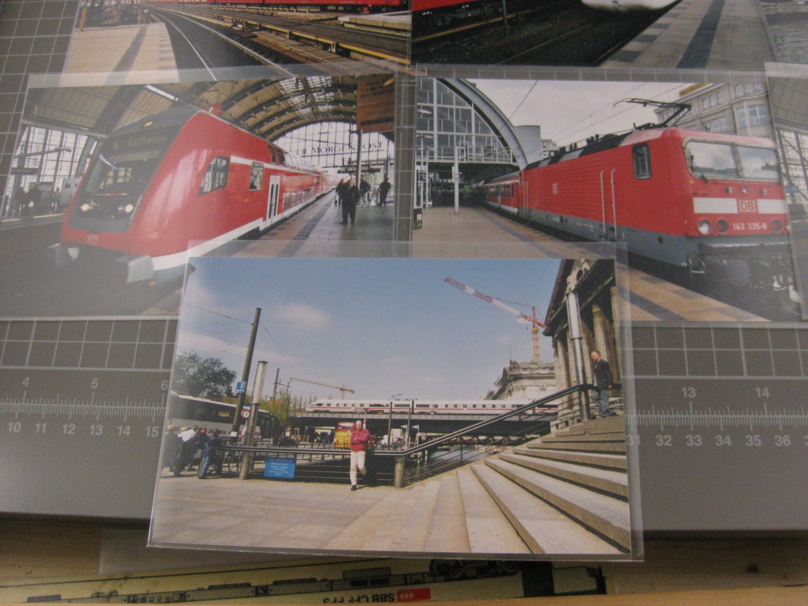 Cartoline postali: 9 Echtfotos Berlin mit Eisenbahn – Nuovo (secondo la descrizione) da Malters venduto da Marosko 2