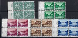 Pro Patria Viererblocks 1956 postfrisch     14708