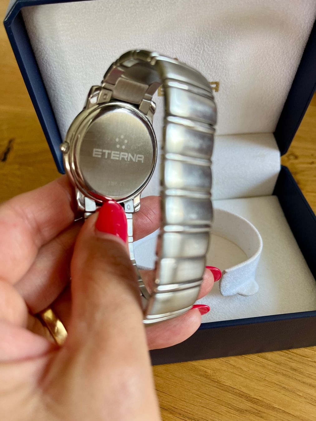 Eterna Orologi: Eterna Galaxis Blue Armbanduhr – Usato da Moosleerau venduto da MiBan 2