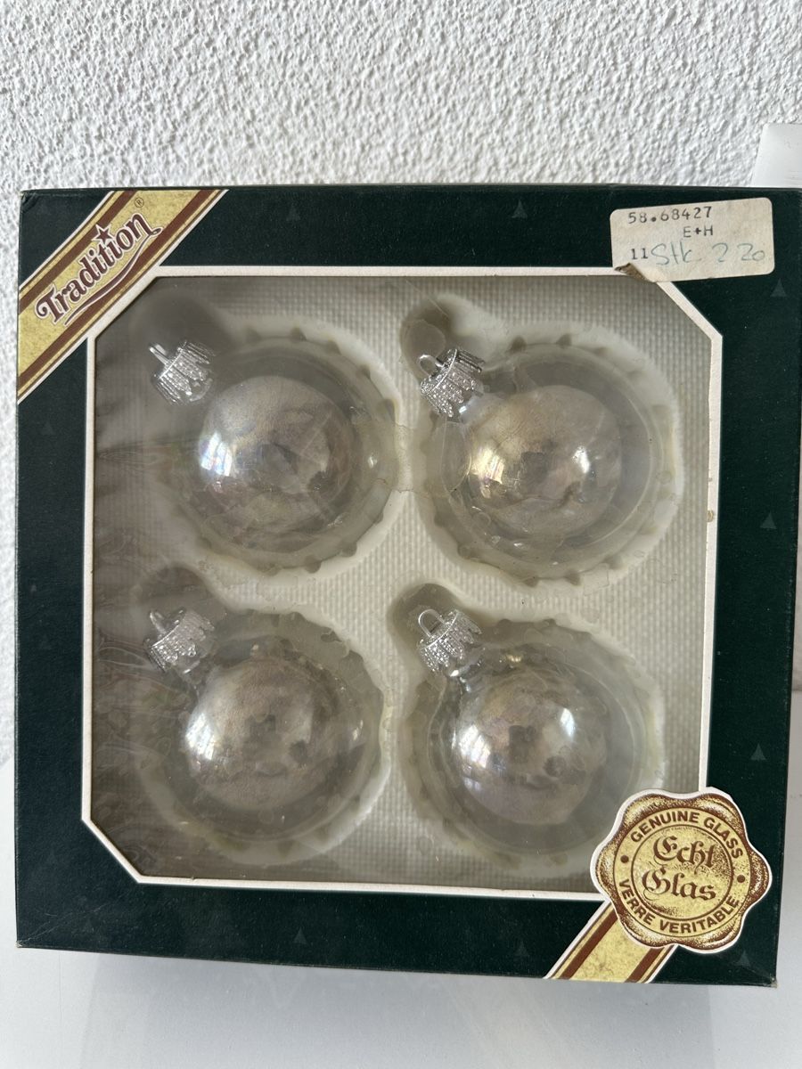 Tutte le decorazioni: Antike Kugeln Glasklar Weihnachten – Usato da Oberentfelden venduto da vilibrand