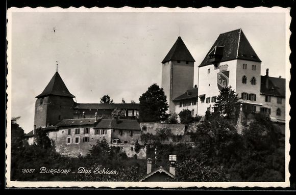 Ansichtskarten: AK Burgdorf, Schloss, 1951 – Gebraucht aus Berlin von bartko-reher