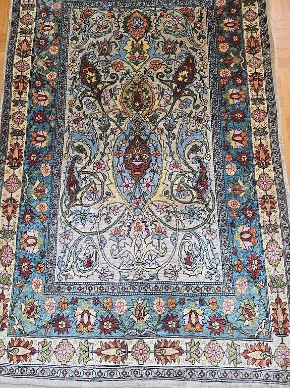 Tappeti: Wunderschöner echt originaler Hereke Seidenteppich 60x100 Cm – Usato da Kriens venduto da atlas2014 3