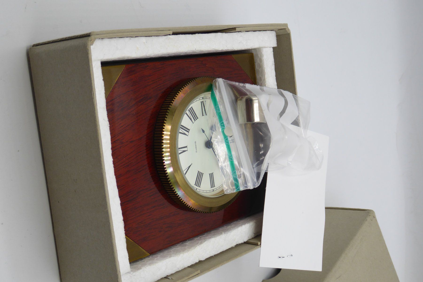 Orologi: IMHOF swiss made quartz Desk/Table Clock – Usato da Geneve venduto da adr_xk6n 8