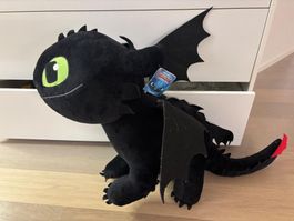 Grosses Plüschtier „Ohnezahn“Drache DreamWorks