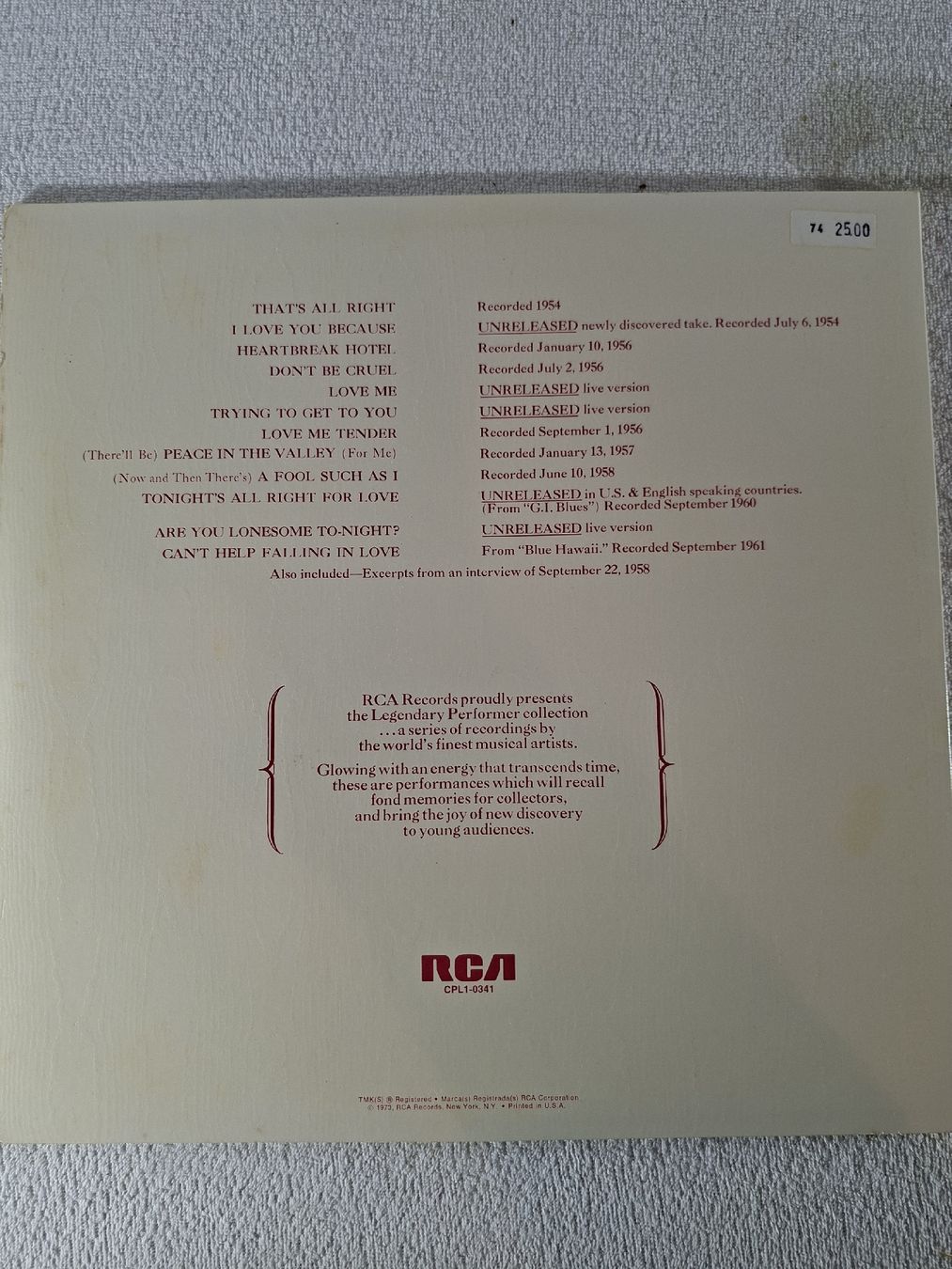 Dischi in vinile: 3 LP Elvis Presley – Usato da Grindelwald venduto da carro5 4