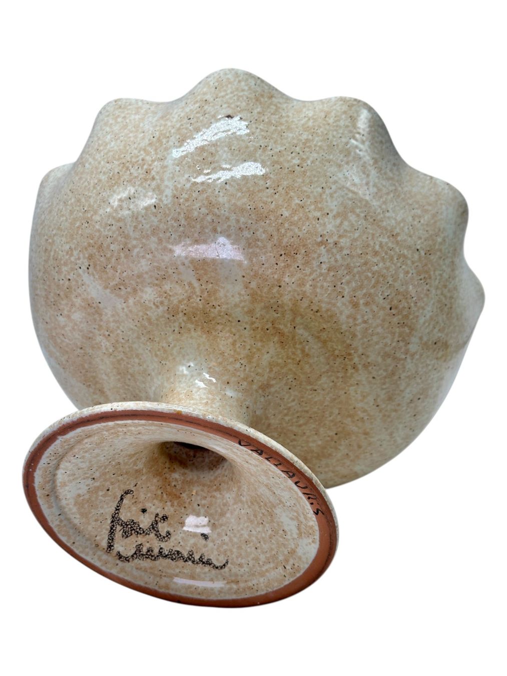 Schalen: Superbe corbeille à fruits en grés émaillé de VALLAURIS – Gebraucht aus Morges von vintiques 8
