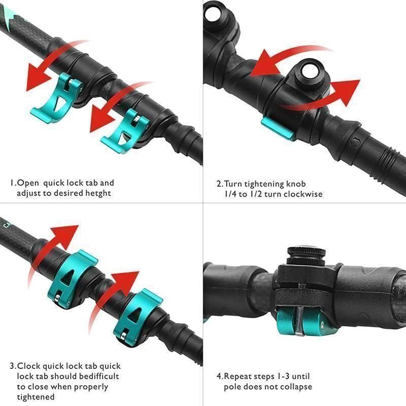 Bastoncini da sci: Wanderstöcke Carbon 1 Paar – Nuovo e nell'imballaggio originale da Winterthur venduto da Neilpryde01 1