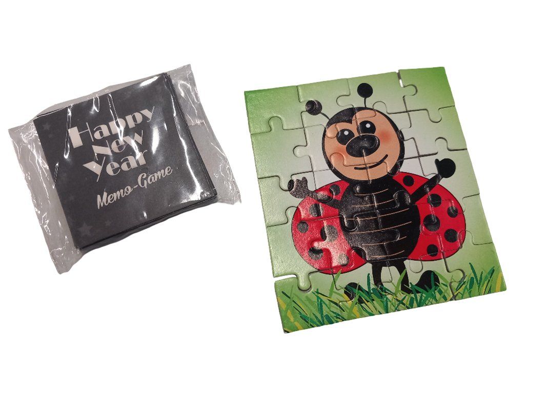 Puzzle: Kinder Marienkäfer-Puzzle & Memo-Spiel – Usato da Hünenberg venduto da Restwert_Zug 1