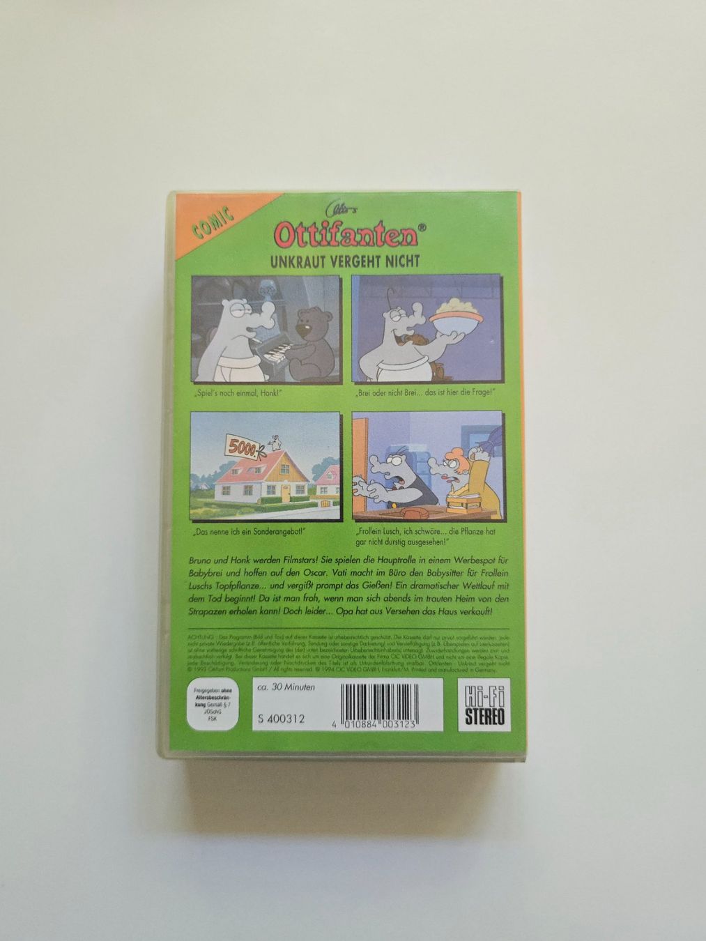 Tutti i VHS: VHS Ottifanten - Unkraut vergeht nicht – Usato da Dättlikon venduto da Wundertuete_ 1