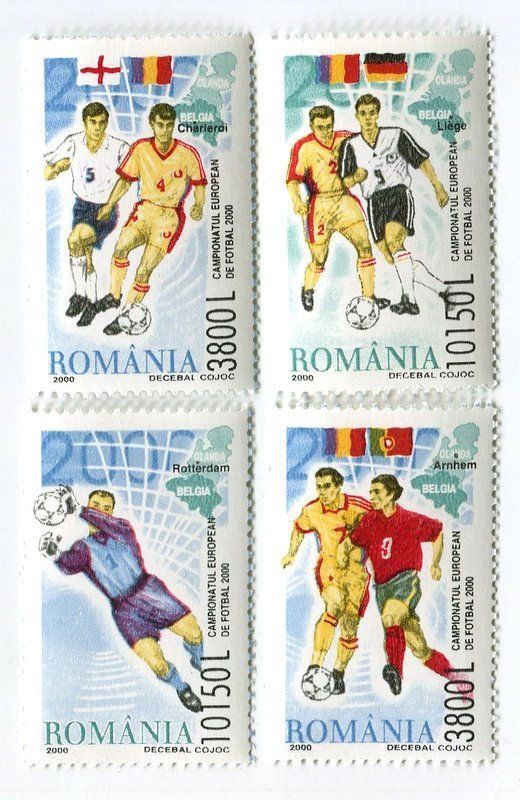 Alle Briefmarken: Briefmarken "Fussball". Rumänien. – Neu und originalverpackt aus Basel von Butsch5