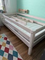 Kinder Hochbett, Micasa Flexa Holz, Weiss, Inkl. Matratze!