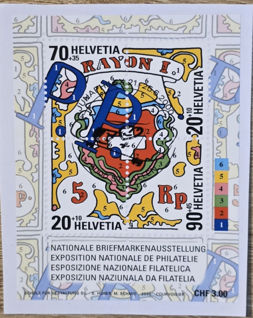 Tutti i francobolli: Foglietto NABA 2000 St.Gallen – Usato da Rohrbach venduto da lod_m58r