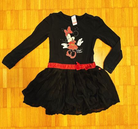Festliches Minnie Mouse Kleid, Grösse 122