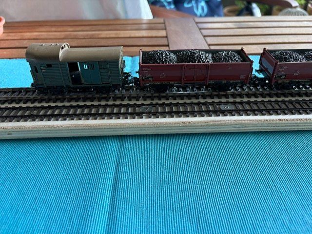 Märklin Modellini di ferrovie: Märklin DB Güterzug 5.-teilig – Usato da Frenkendorf venduto da HampeFrenk