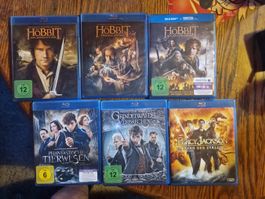 6 Fantasy Filme hauptsächlich Der Hobbit 1-3 und Fantastic
