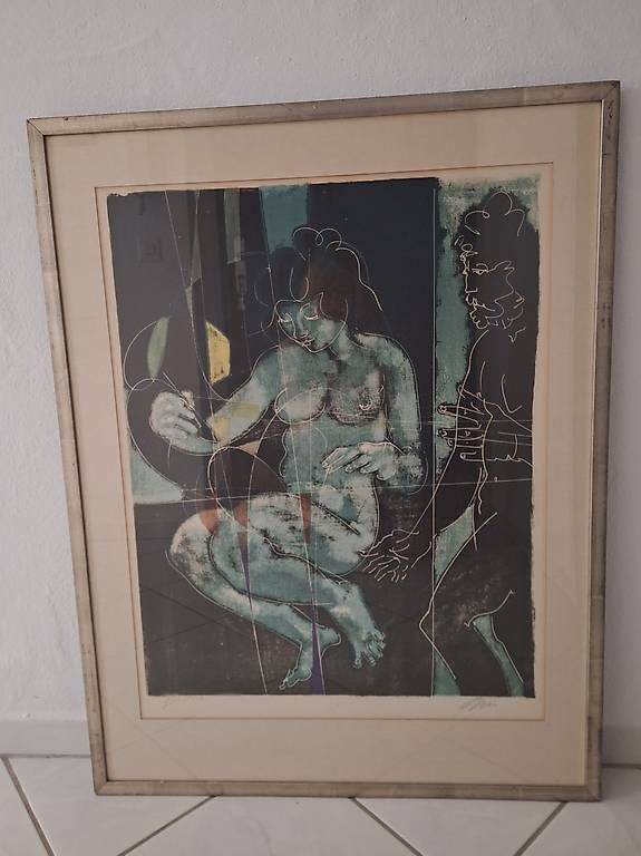 Grafica & Litografie: Lithographie von Hans Erni – Usato da Kirchberg SG venduto da heidi.fierz50
