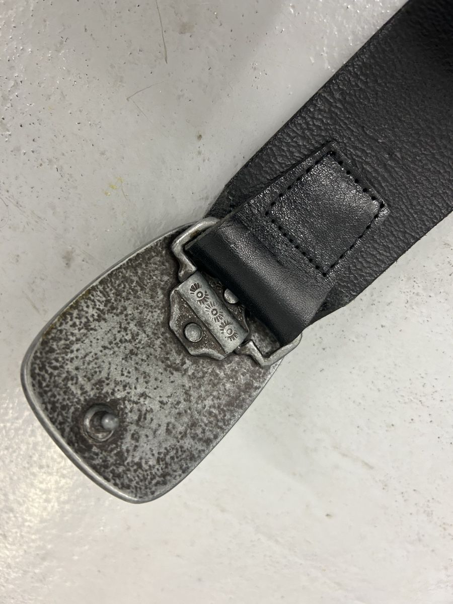 Armani Cinture: Armani Jeans Leder Gürtel schwarz – Usato da Bern venduto da floorball_zoro 2