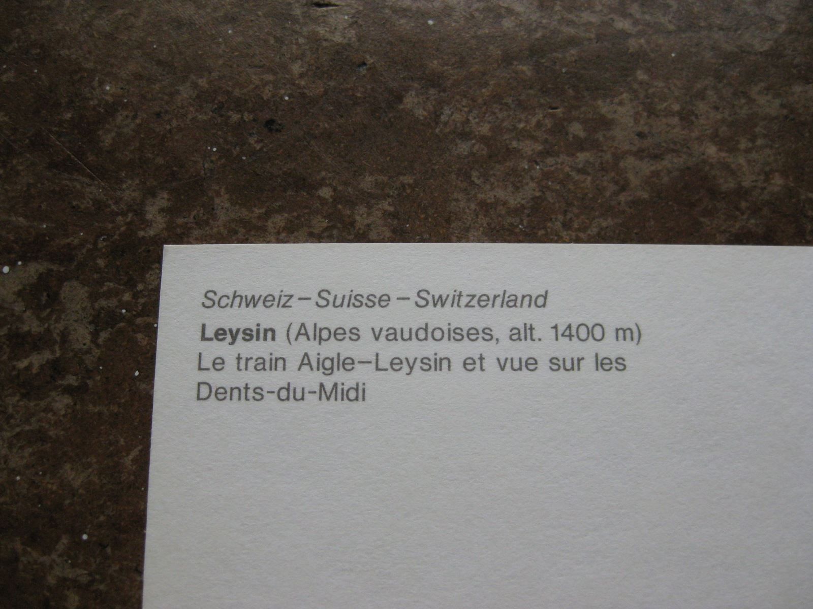 Cartoline postali: Preis halbiert: AK Leysin mit Zug – Nuovo (secondo la descrizione) da Malters venduto da Marosko 2