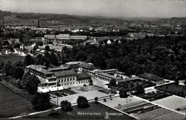 Flugaufnahme Rheinfelden. Sanatorium