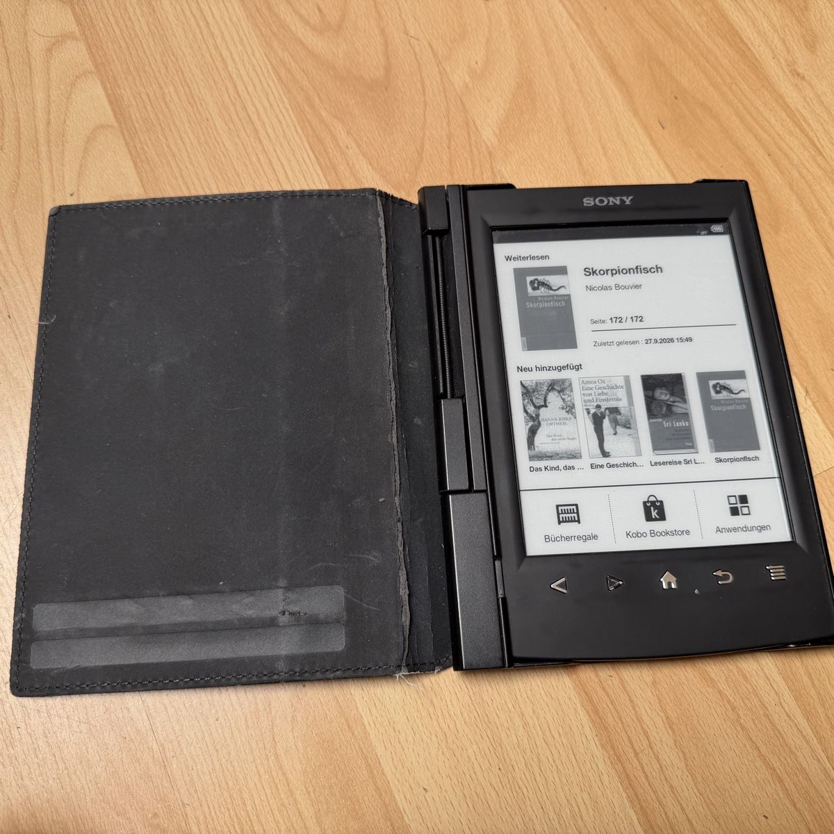 Sony Tablet PC: E-Reader Sony Reader schwarz inklusive Schutzhülle gebraucht – Gebraucht aus Thun von BanjoDan 3
