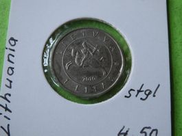 Litauen 2010, 1 Litas  stgl.