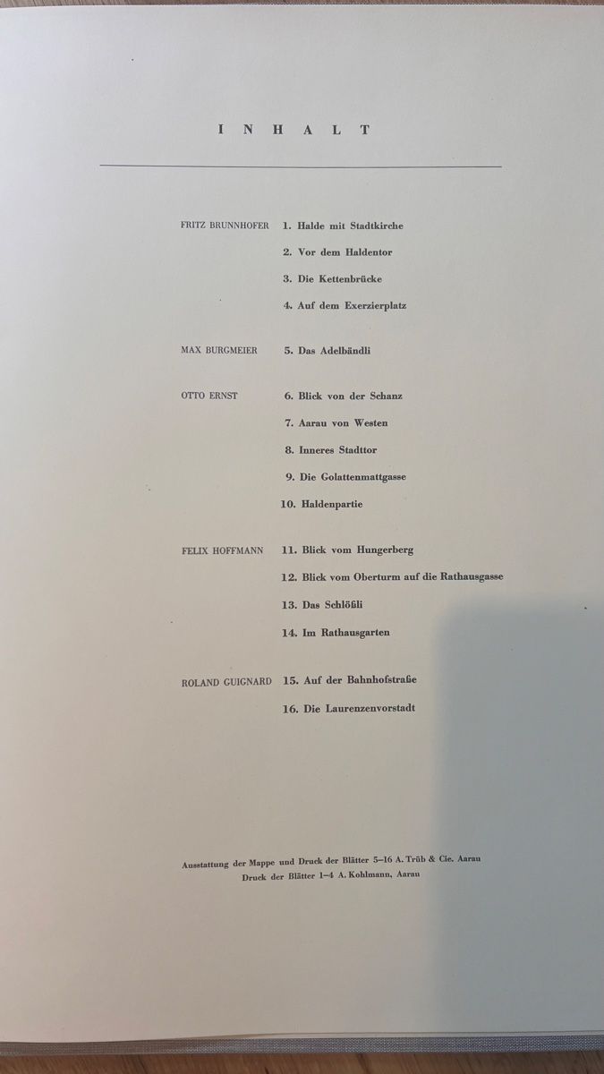 Cartoline postali: Aarau: Stadtansichte – Usato da Glarus venduto da lindabene 1