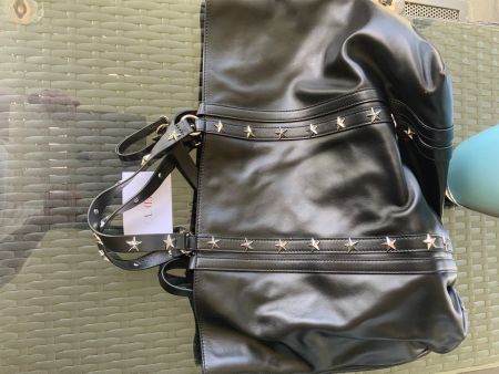Red Valentino Tasche Leder Schwarz Sterne Top Zustand 48 ...