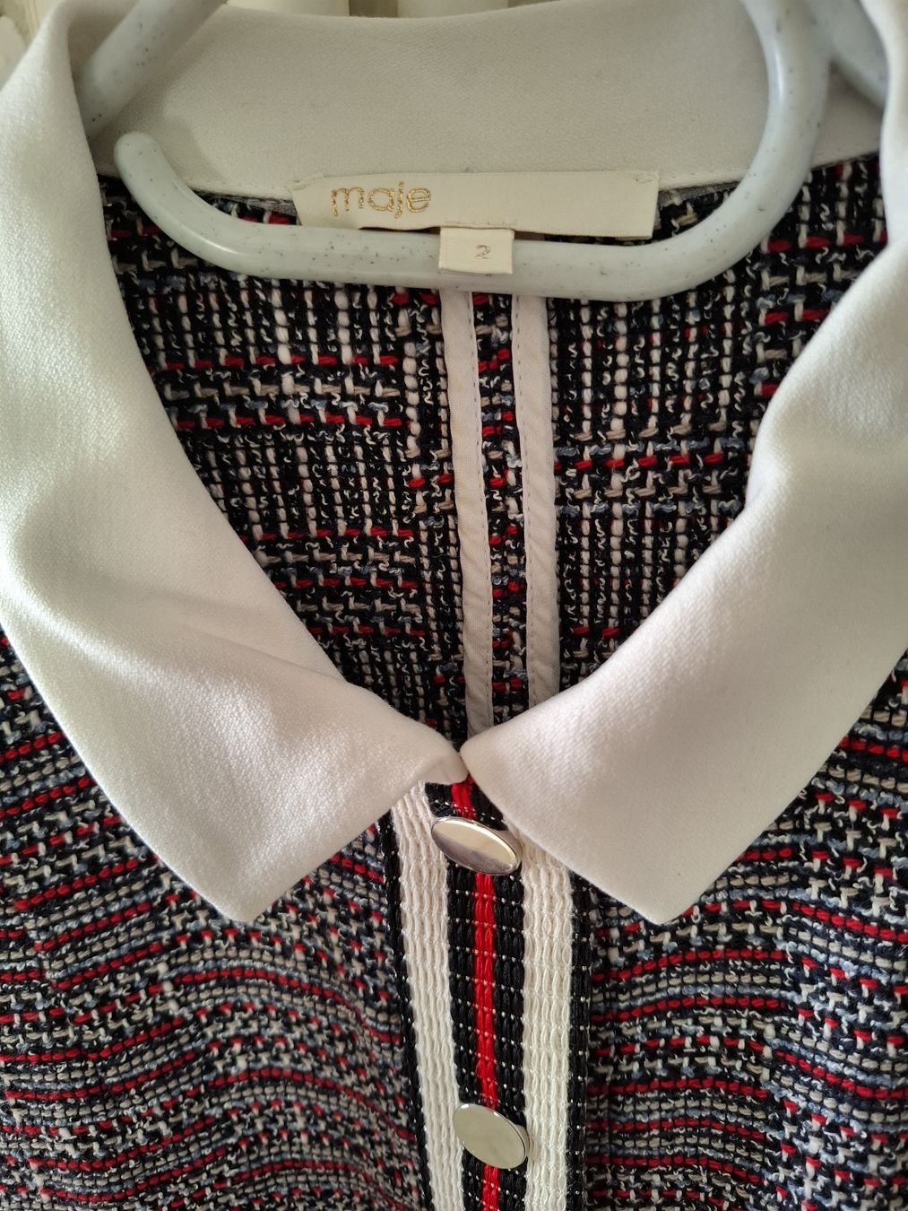 Maje Kleider: Maje Robe en tweed style structuré Taille M – Neu (gemäss Beschreibung) aus Le Locle von sAm_2112 4