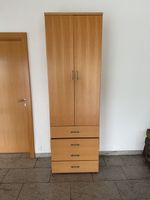 Garderobenschrank Holz hell, gebraucht, günstig zu haben!