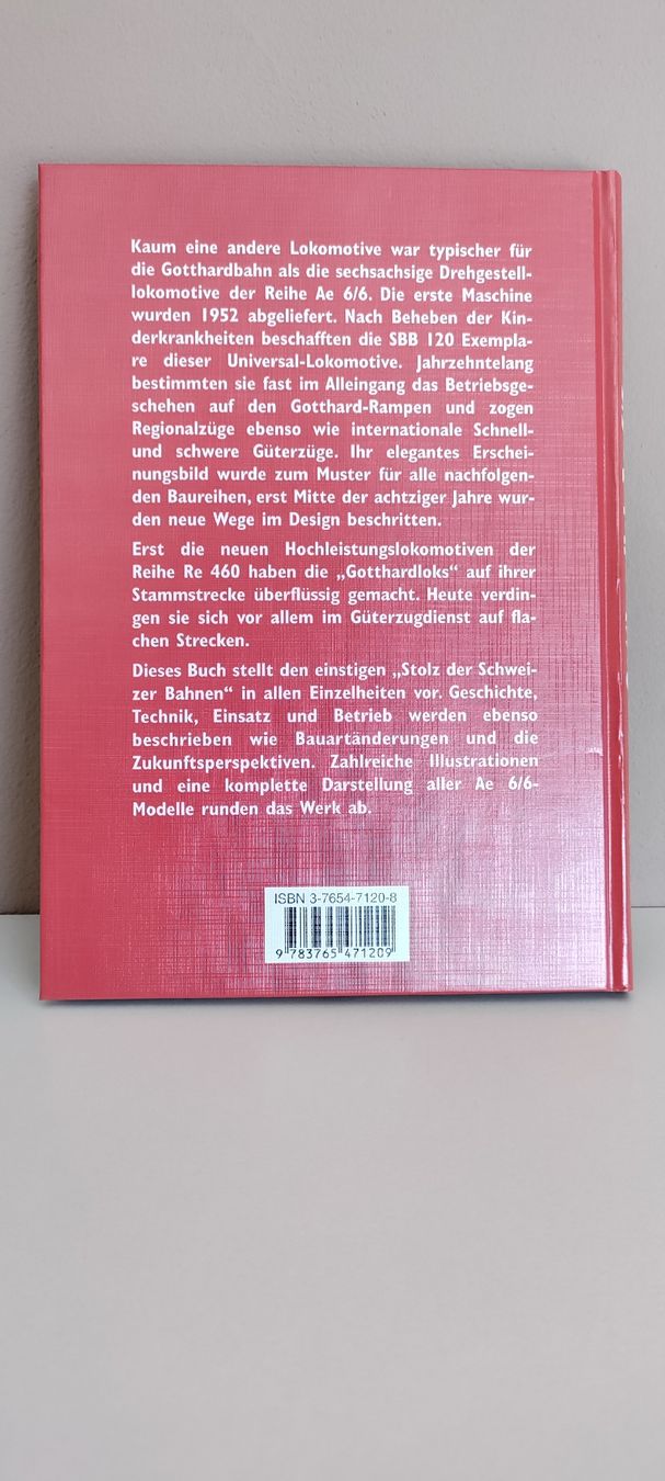 Libri: Buch Gotthardlok "Ae 6/6" - Stolz der Schweizer Bahnen - DE – Usato da Boswil venduto da MAF_952 5