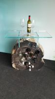 Versteinertes Holz Weinregal