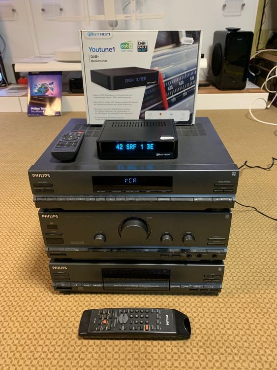 Philips StereoSystem mit DAB+Receiver & CDPlayer ohne Boxen Kaufen