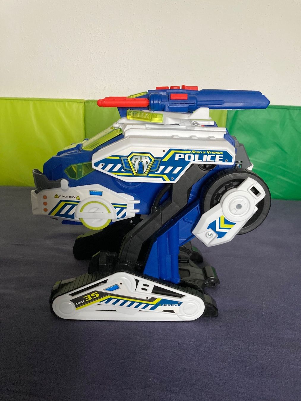 Giocattoli: Polizei Transformer Roboter Pistole – Usato da Gampelen venduto da Sahe 1
