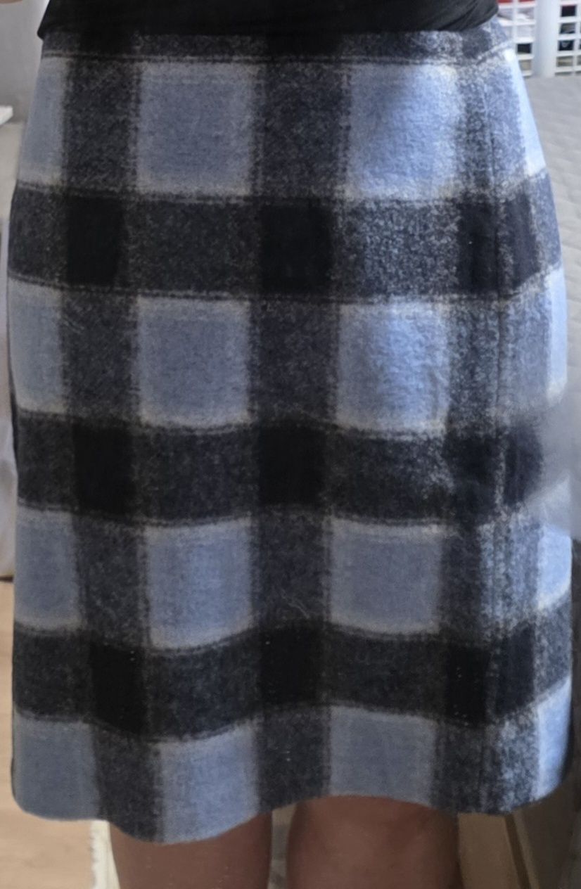 Gerry Weber Röcke: New Gerry Weber checked wool blend skirt size 46 – Neu (gemäss Beschreibung) aus Volketswil von mic_27b5