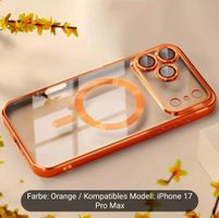 Transparentes Handyhülle – Orange Kompatibel mit iPhone 17