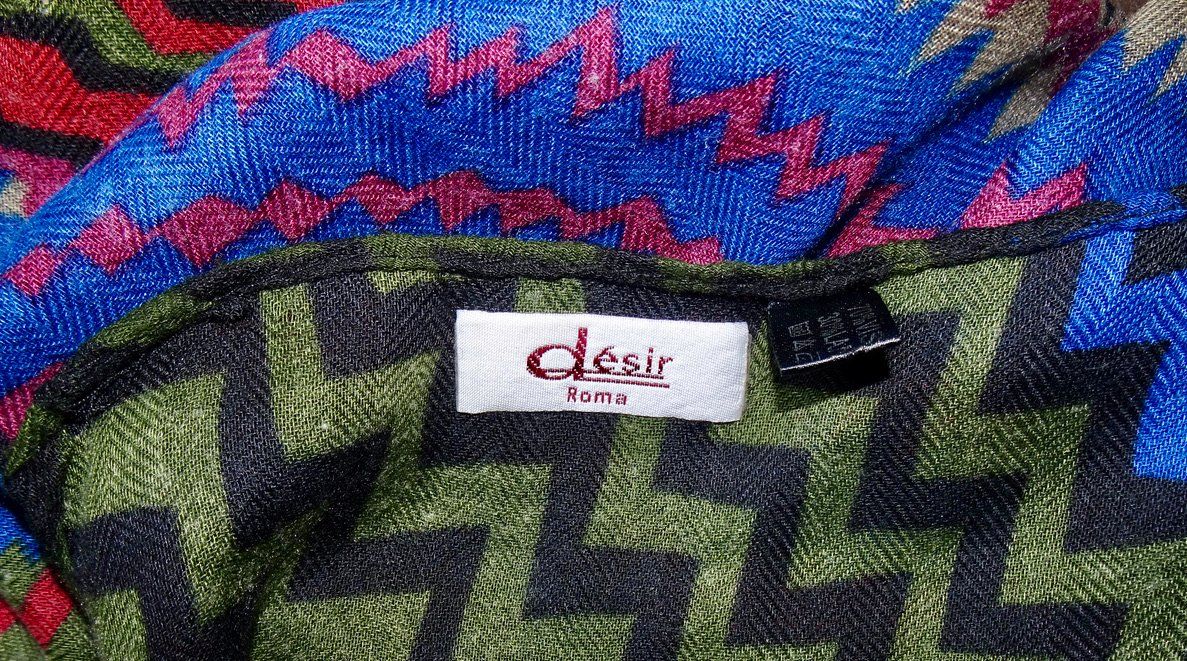 Foulard & Sciarpe: Écharpe multicolore style bohème – Usato da Châtelaine venduto da Gio54321 7