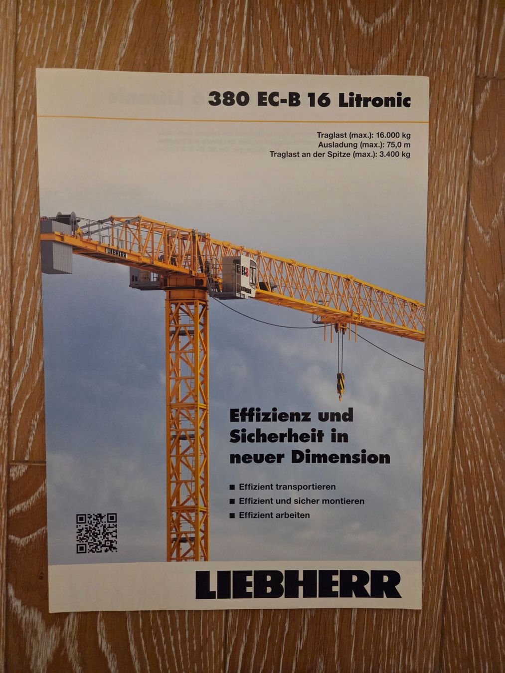 Liebherr Documenti: Original Liebherr Prospekt 380EC-B 16 – Nuovo (secondo la descrizione) da Baar venduto da Liebherrbagger