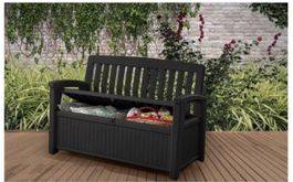 Keter Patio Bench Box Antrazit Neu / OVP