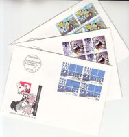 SBK 828 - 830 im 4er-Block FDC