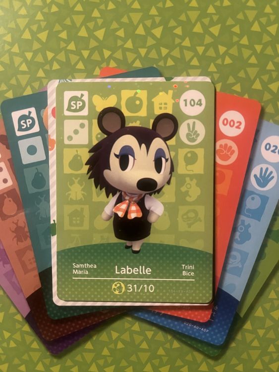 Carte Amiibo Animal Crossing - 104 - Maria / Labelle [EUR] Série 2 - Foto 10