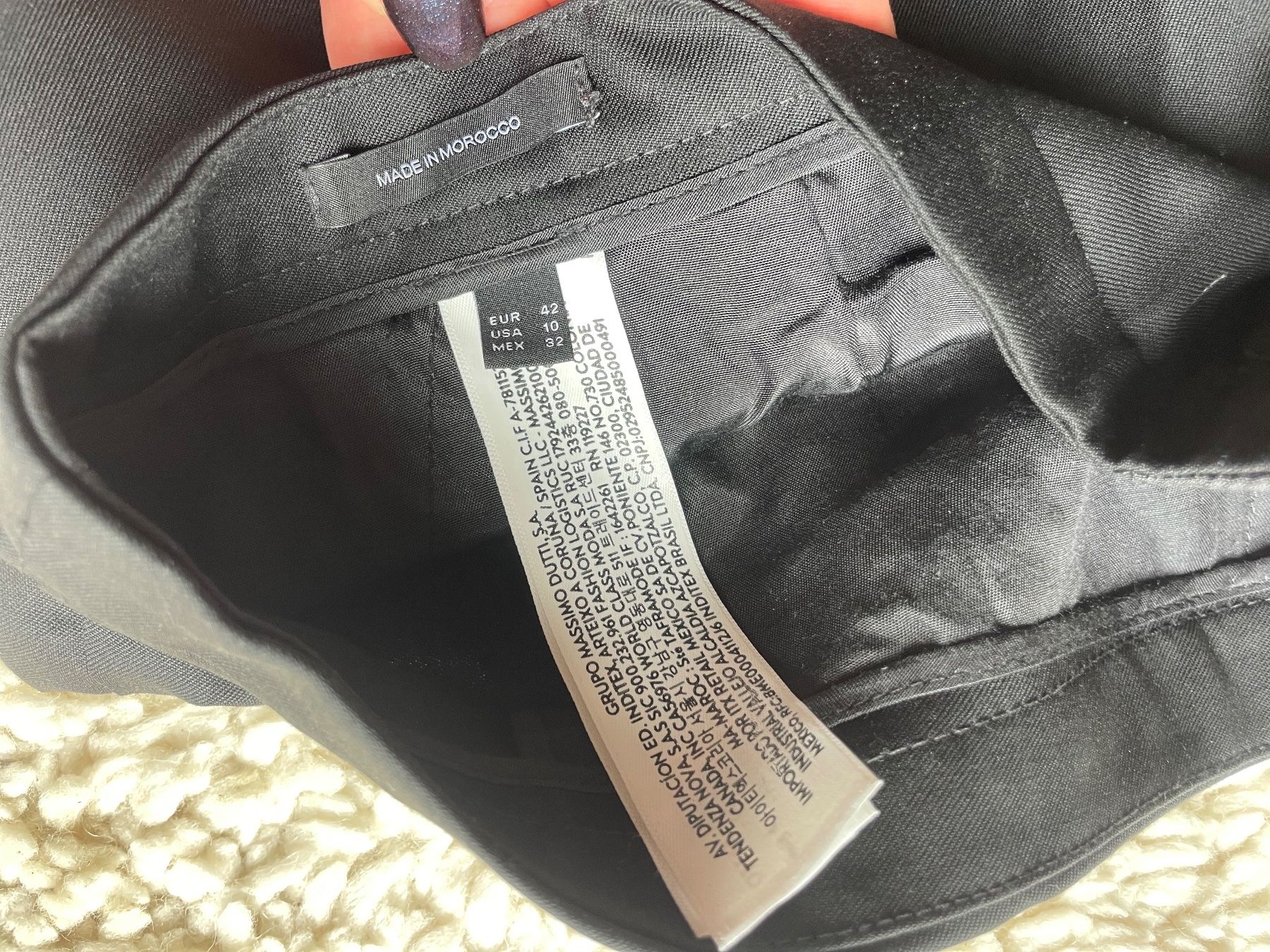 Massimo Dutti Pantaloni: Hose Wolle Massimo Dutti Gr. 42 schwarz – Nuovo (secondo la descrizione) da Zürich venduto da lis_7chm 3