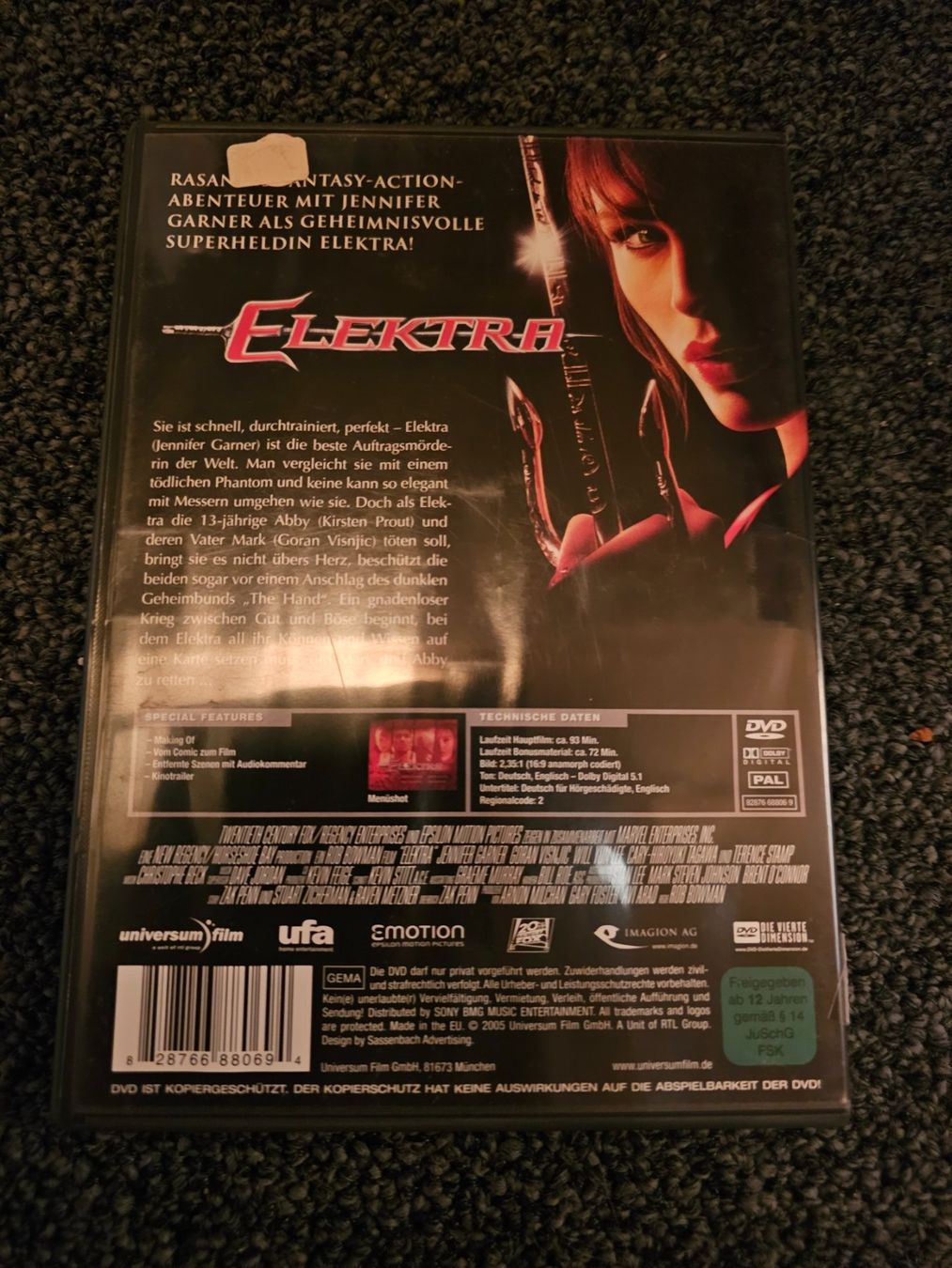 Tutti i DVDs: ELEKTRA(13441) – Usato da Ruswil venduto da M71 1