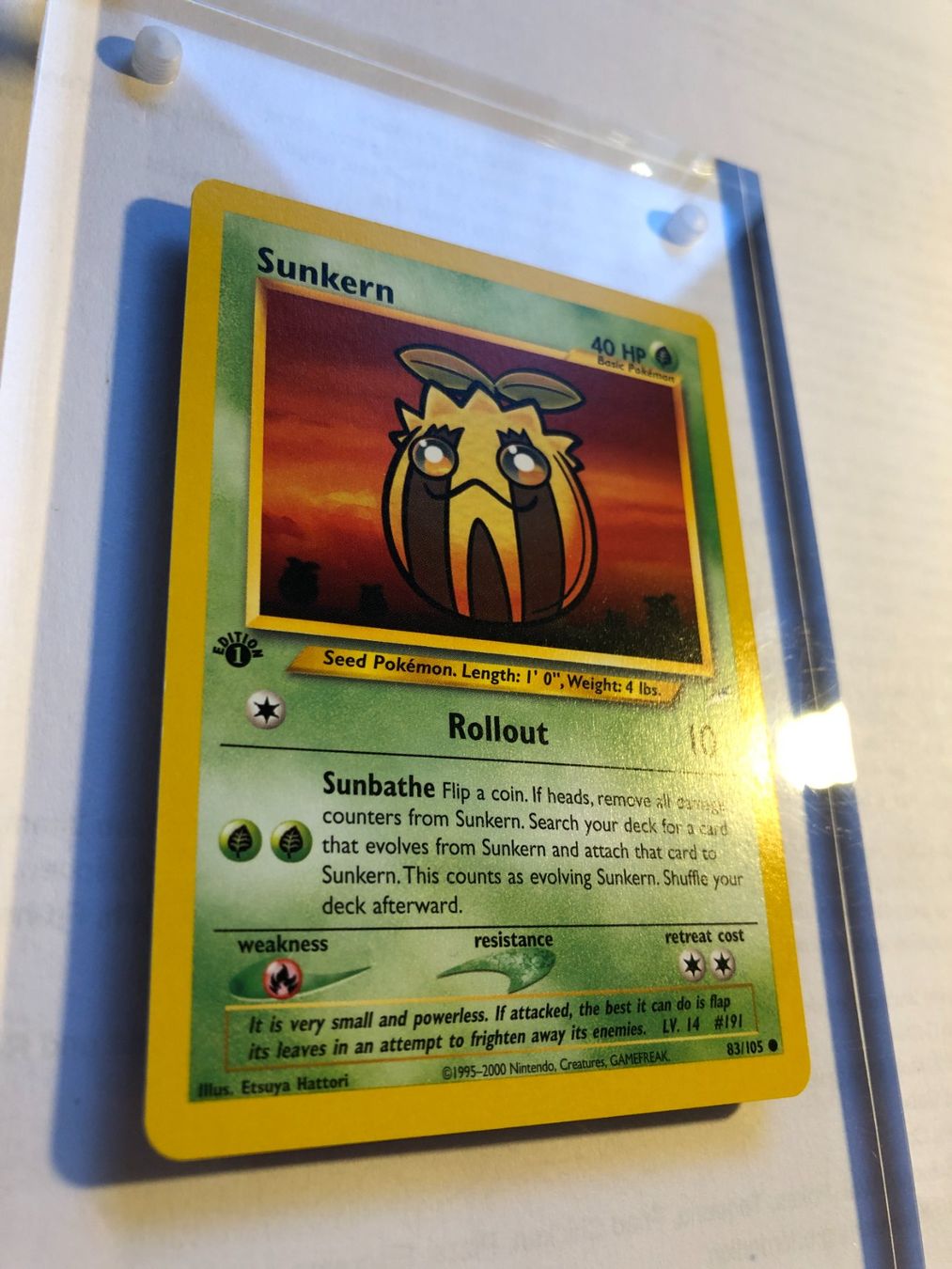 Carte collezionabili: Sunkern 1st Neo Destiny - MINT - ab 1.- – Usato da Giubiasco venduto da dan_pr8b 1