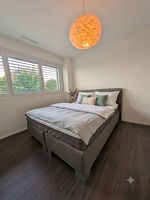 Boxspringbett taupe/braun