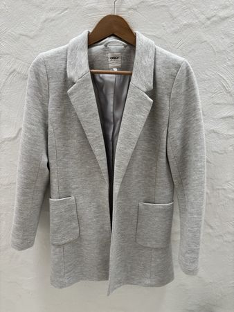 ONLY Blazer, Frühlingsjacke, hellgrau, Gr. S, neuwertig